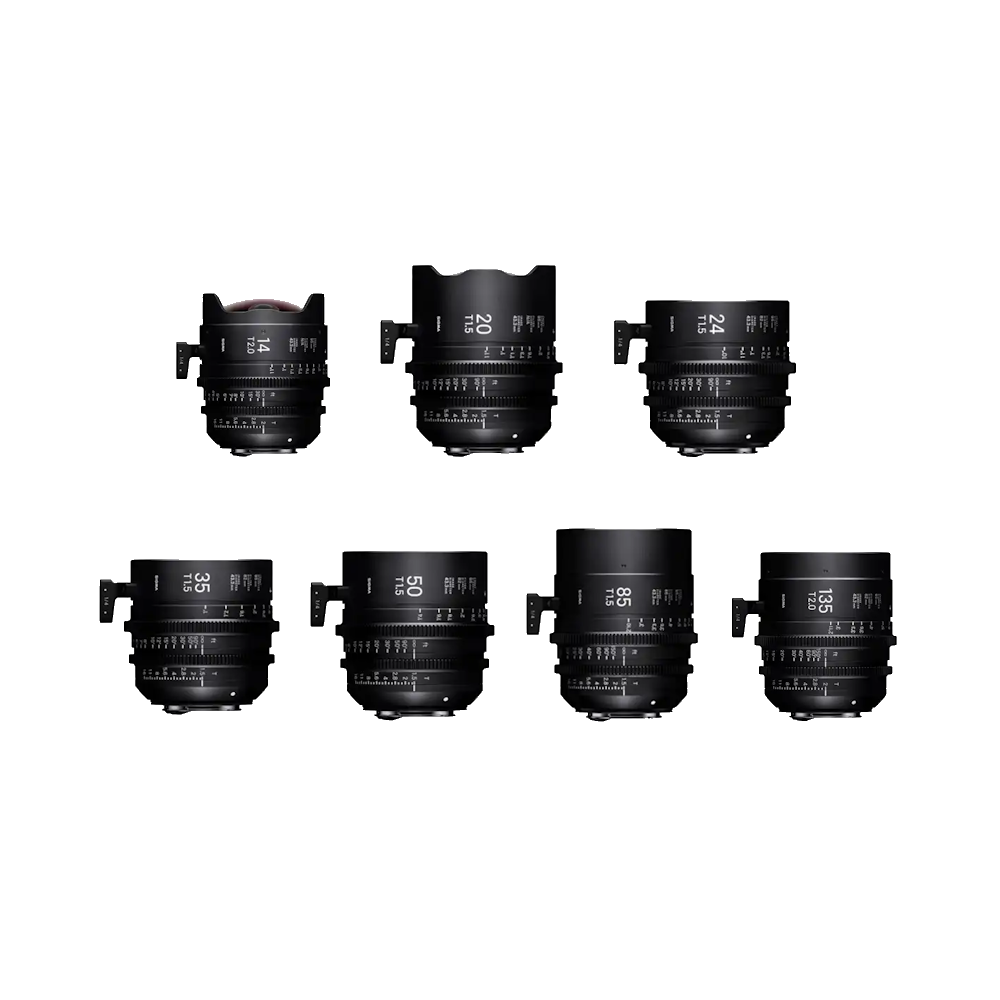 Seven Prime Cine Lens Set with Case